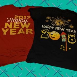 Anvil 2017/18 Happy New Year Shirts